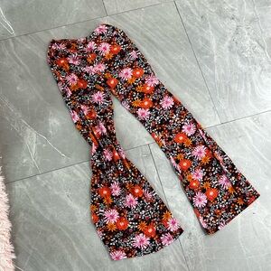 Spirit Halloween pants retro small flowers